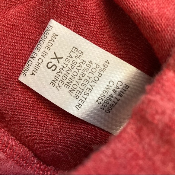 Chaser Saturday Washed Red Sweatshirt Size XS - Picture 4 of 9